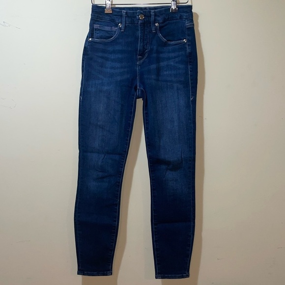 Womens Good American Good Legs Crop Jeans - Picture 1 of 7